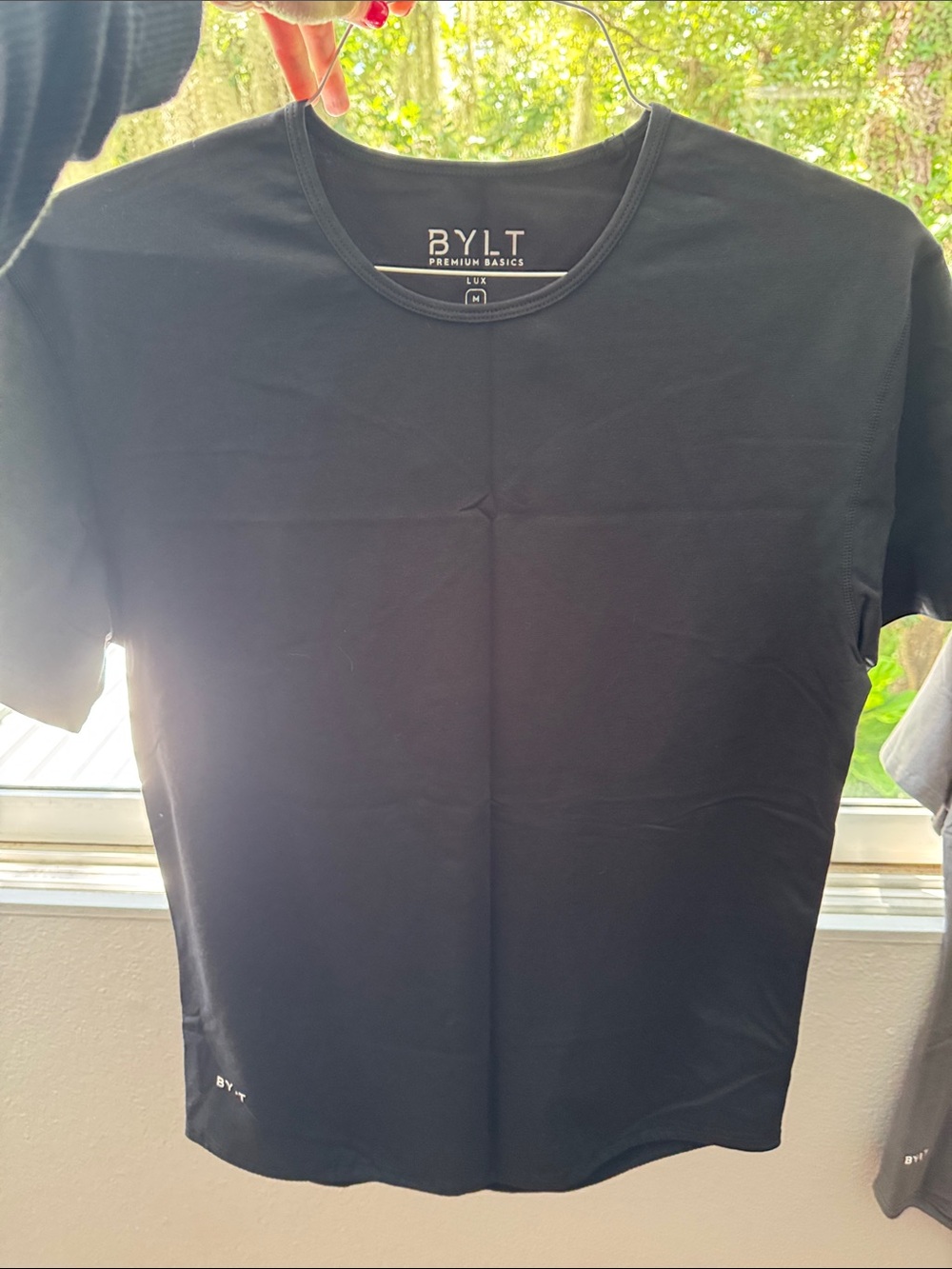 BYLT Basics Black Crew Neck Short Sleeve Tee